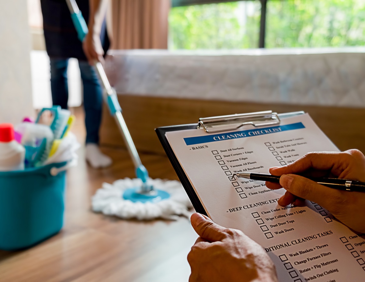 Cleaning Checklist